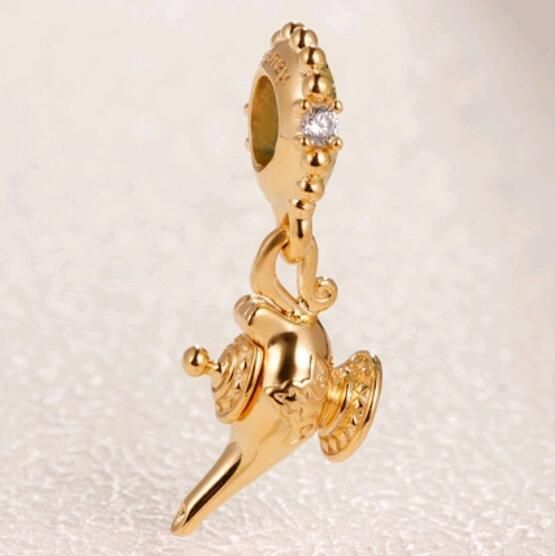 AAA GRADE Rose Goldplated ALE R Dangle 