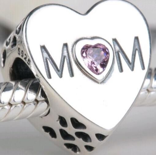 AAA GRADE S925 ALE Sterling Silver Heart Theme Charms