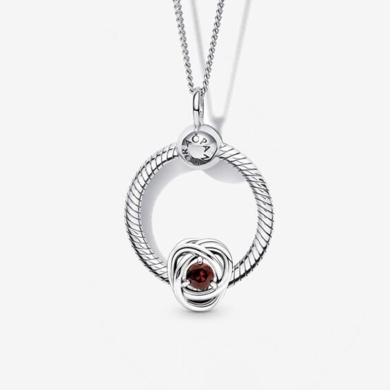 January Birthday 45CM Necklace Set-AAA GRADE