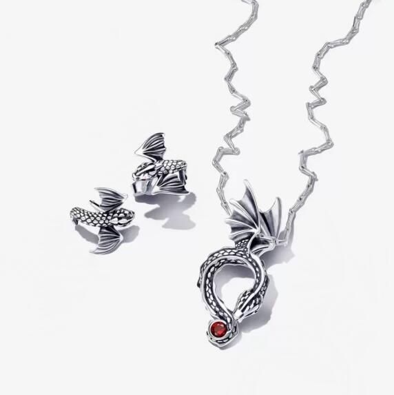 SET New Arrive AAA GRADE S925 ALE Sterling Silver Necklaces&Earrings