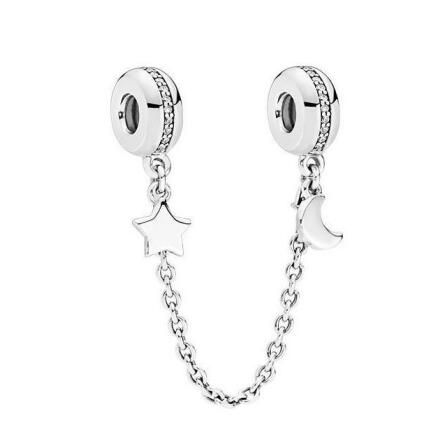 Promotion  1:1 COPY S925 ALE Sterling Silver Safety Chain