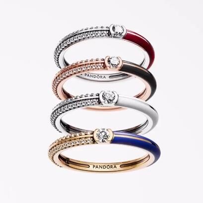 4PCS Promotion 1:1 COPY S925 ALE Sterling Silver Rings