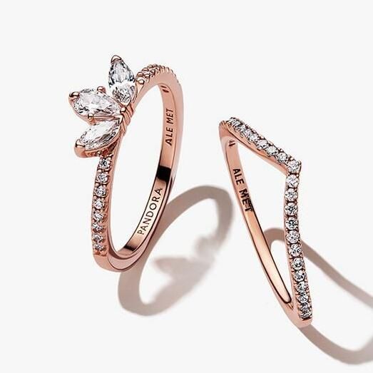 STACKED Pave AAA GRADE S925 ALE Sparkling Rings Set