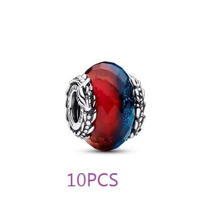10PCS Holiday AAA GRADE S925 ALE Murano Charms