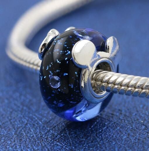 AAA GRADE S925 ALE Sterling Silver Glass Charms