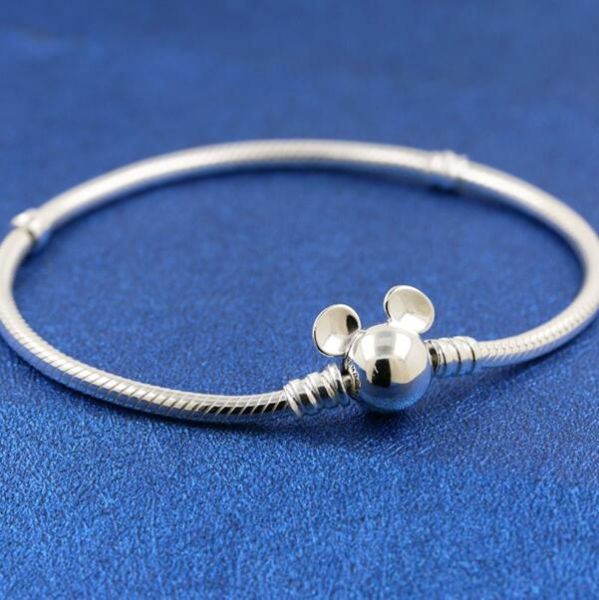 AAA GRADE S925 ALE Moon Clasp Snake Chain Bracelets