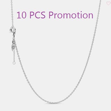 10PCS Promotion HOT 1:1 COPY S925 ALE  Sterling Silver Necklaces