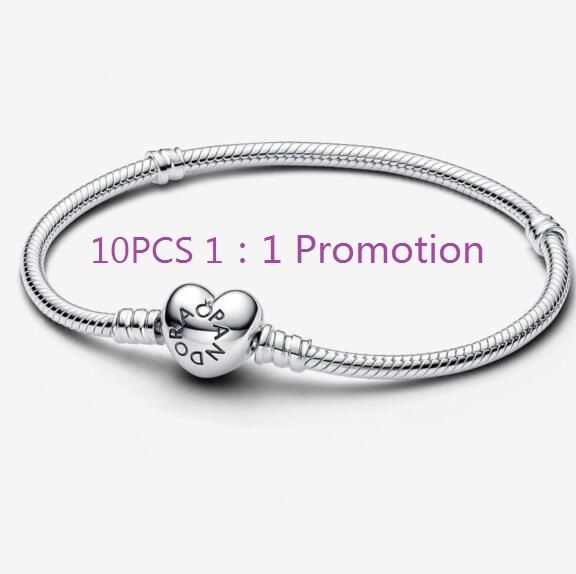 10PCS Promotion HOT 1:1 COPY S925 ALE  Sterling Silver Bracelets