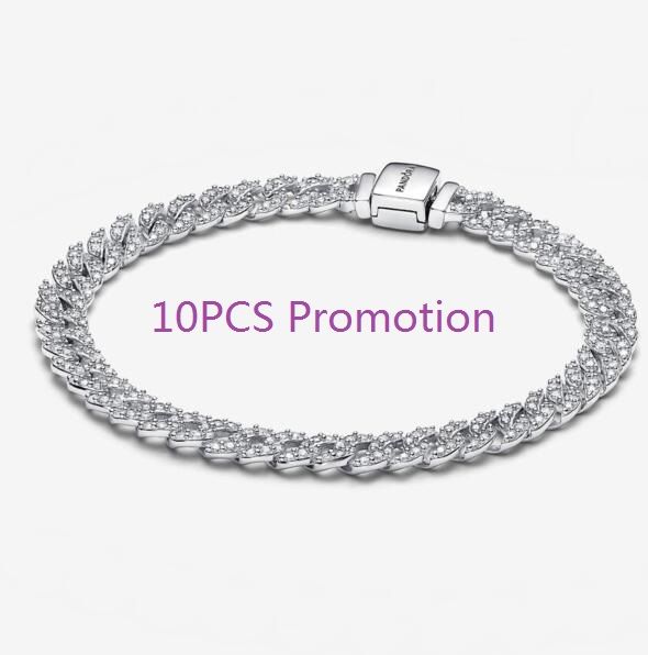 10PCS Promotion HOT 1:1 COPY S925 ALE  Sterling Silver Bracelets