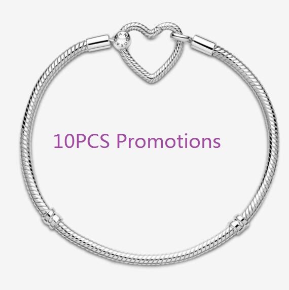 10PCS Promotion HOT 1:1 COPY S925 ALE  Sterling Silver Bracelets