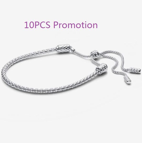 10PCS Promotion HOT 1:1 COPY S925 ALE  Sterling Silver Bracelets