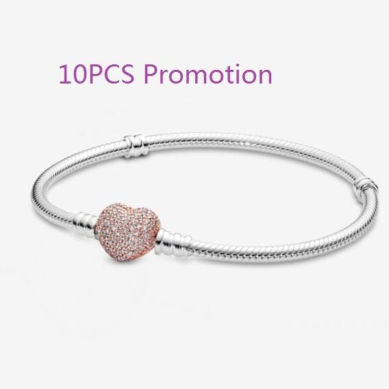 10PCS Promotion HOT 1:1 COPY S925 ALE  Sterling Silver Bracelets