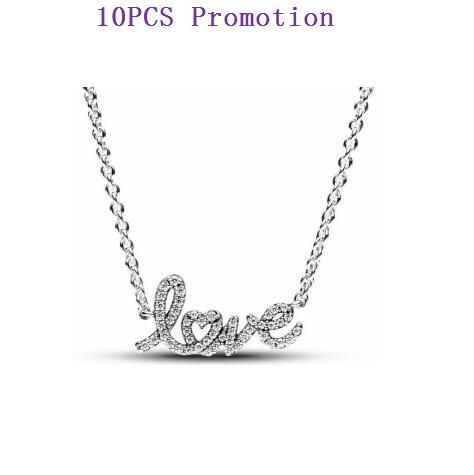 10PCS Promotion HOT 1:1 COPY S925 ALE  Sterling Silver Necklaces
