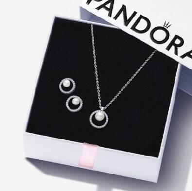 Set AAA GRADE S925 ALE Pendant FW Pearl Necklaces&Earrings