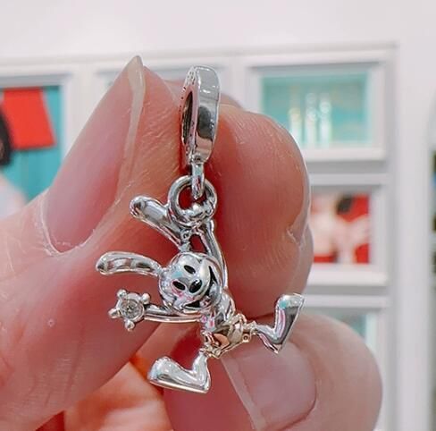 14K Real Gold Two Tone AAA GRADE S925 ALE Sterling Silver Dangle Charms