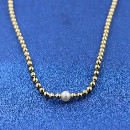 Beads&Pearl Chain Me Necklaces