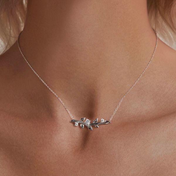 925 Sterling Silver 2024 New Leaf Necklace