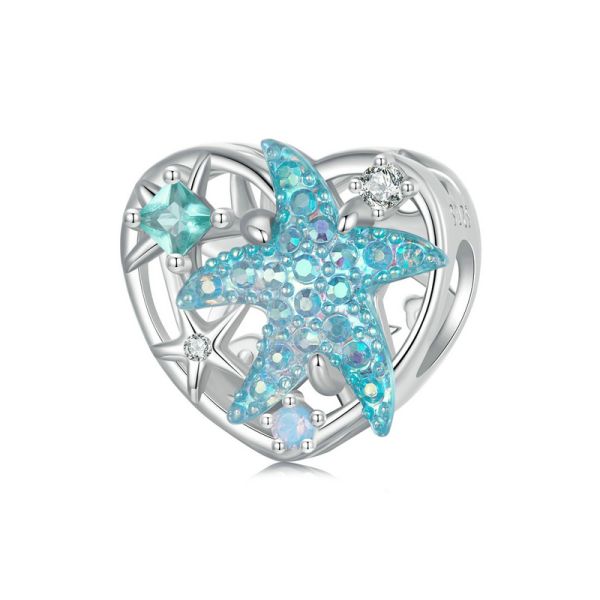 925 Sterling Silver 2024 New Fantasy Starfish Charm