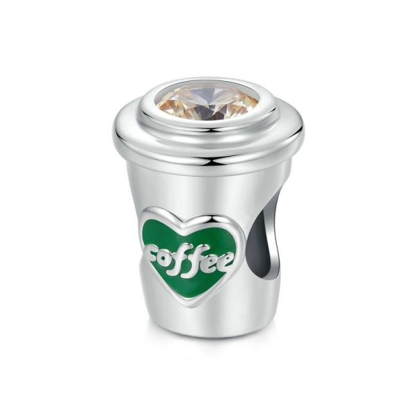 925 Sterling Silver 2024 New Coffee Charm