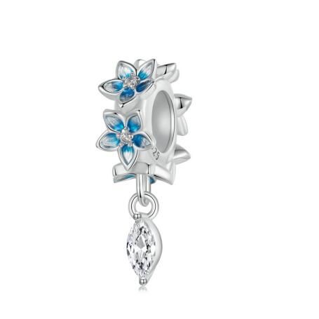 925 Sterling Silver 2024 New Fuchsia Pendant