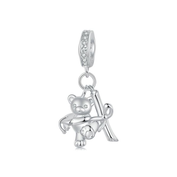925 Sterling Silver 2024 New Bear Pendant