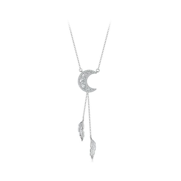 925 Sterling Silver 2024 New Moon Dreamcatcher Necklace