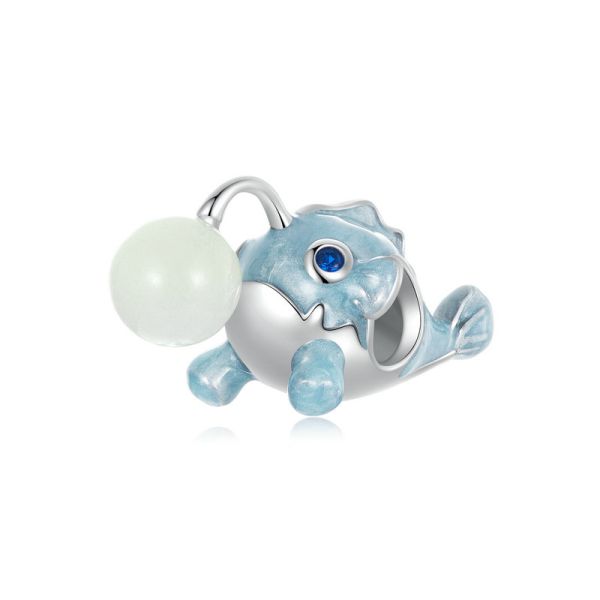 925 Sterling Silver 2024 New Luminous Lanternfish Charm