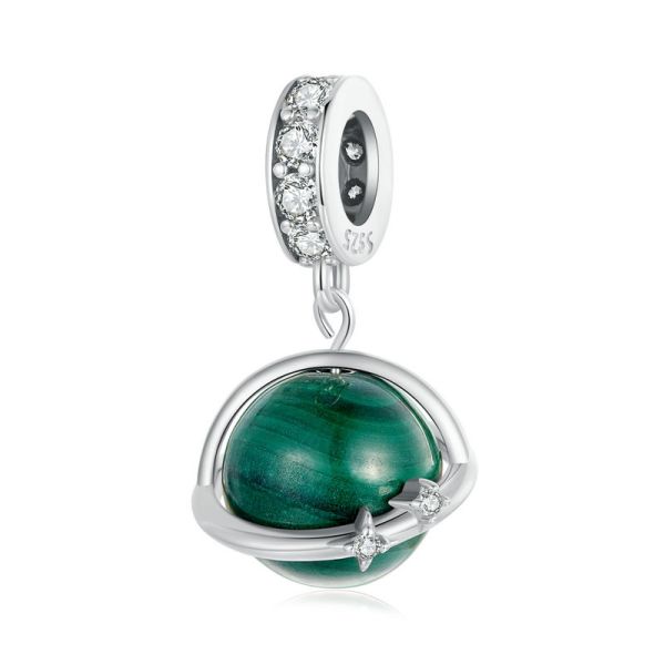 925 Sterling Silver 2024 New Natural Malachite Pendant
