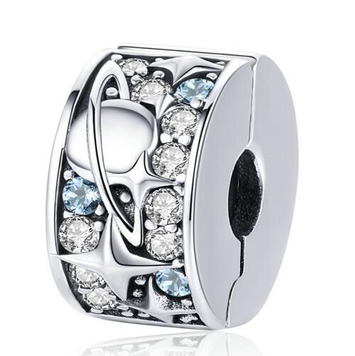 925 Sterling Silver Clip Charm Beads
