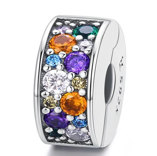 925 Sterling Silver Clip Charm Beads