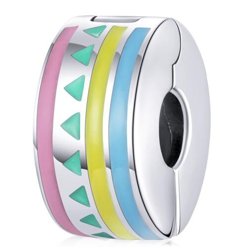 925 Sterling Silver Clip Charm Beads