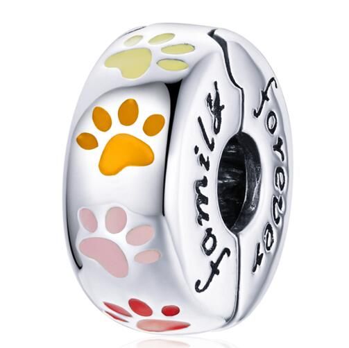 925 Sterling Silver Clip Charm Beads