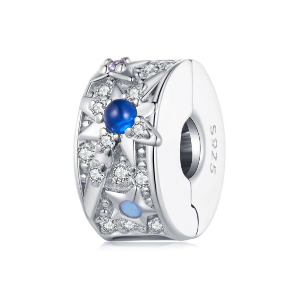 925 Sterling Silver Clip Charm Beads