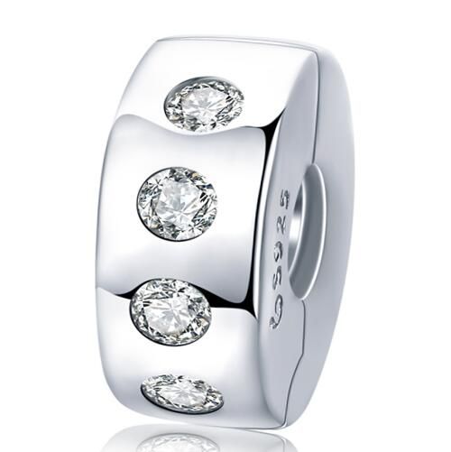 925 Sterling Silver Clip Charm Beads