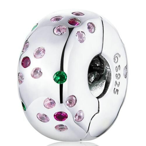 925 Sterling Silver Clip Charm Beads