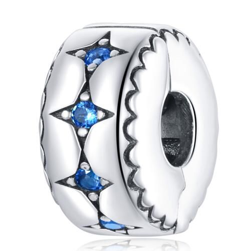 925 Sterling Silver Clip Charm Beads