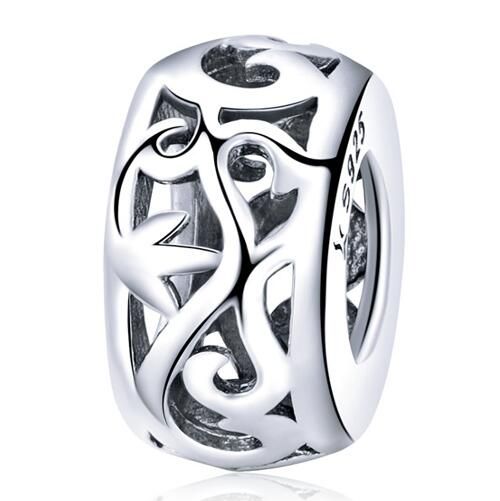 925 Sterling Silver Spacer Charm