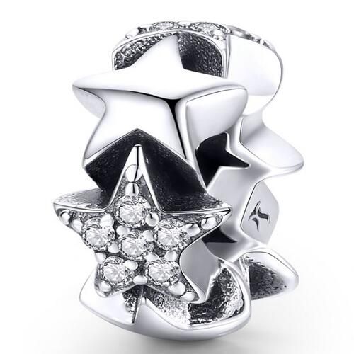 925 Sterling Silver Spacer Charm
