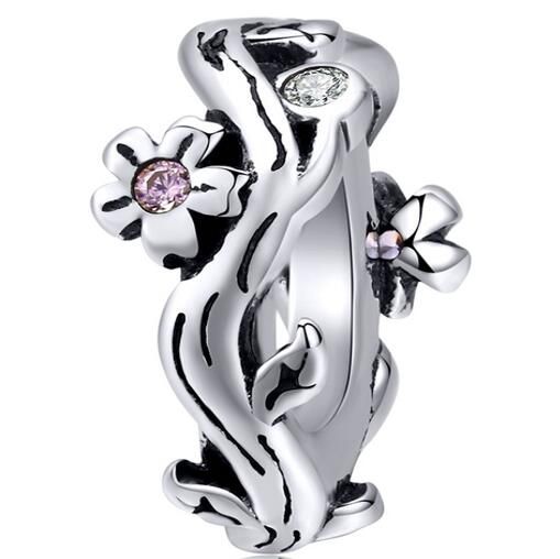 925 Sterling Silver Spacer Charm