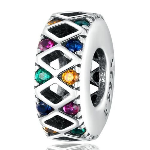 925 Sterling Silver Spacer Charm