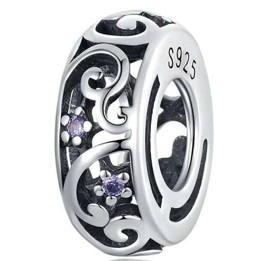 925 Sterling Silver Spacer Charm