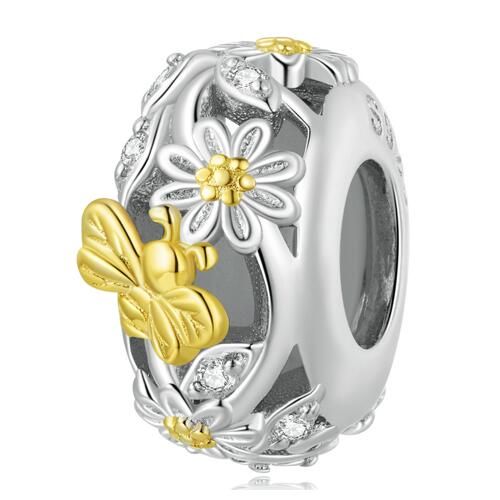 925 Sterling Silver Spacer Charm