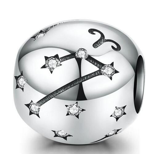 925 Sterling Silver Zodiac Charm 