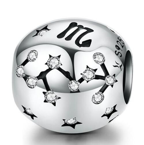 925 Sterling Silver Zodiac Charm 