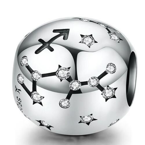 925 Sterling Silver Zodiac Charm 