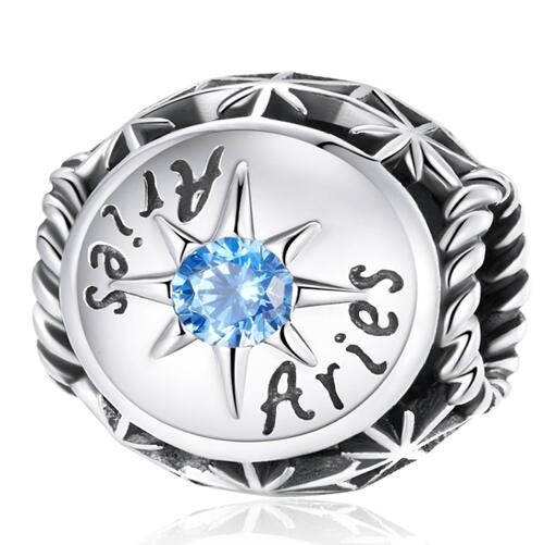 925 Sterling Silver Zodiac Charm Aries