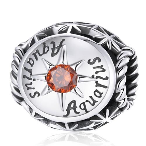 925 Sterling Silver Zodiac Charm