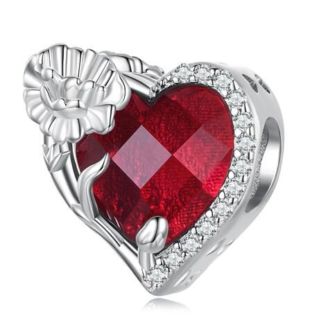 925 Sterling Silver Birthstone Charm 