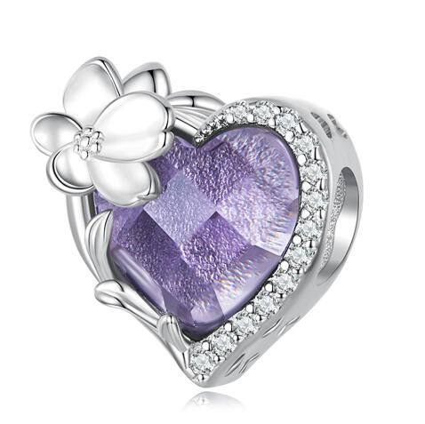 925 Sterling Silver Birthstone Charm 
