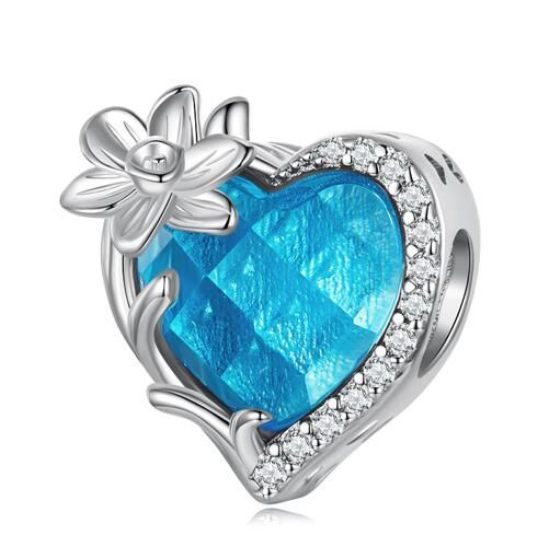 925 Sterling Silver Birthstone Charm 